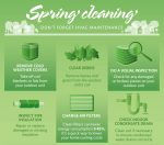 Infographic on HVAC spring cleaning maintenance